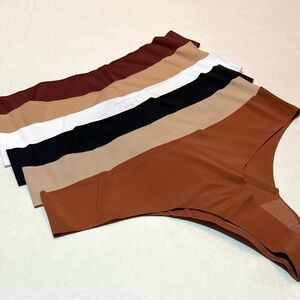 NEW Amazon Woman's Seamless Thong 6 Pack Size Small Neutral Colors